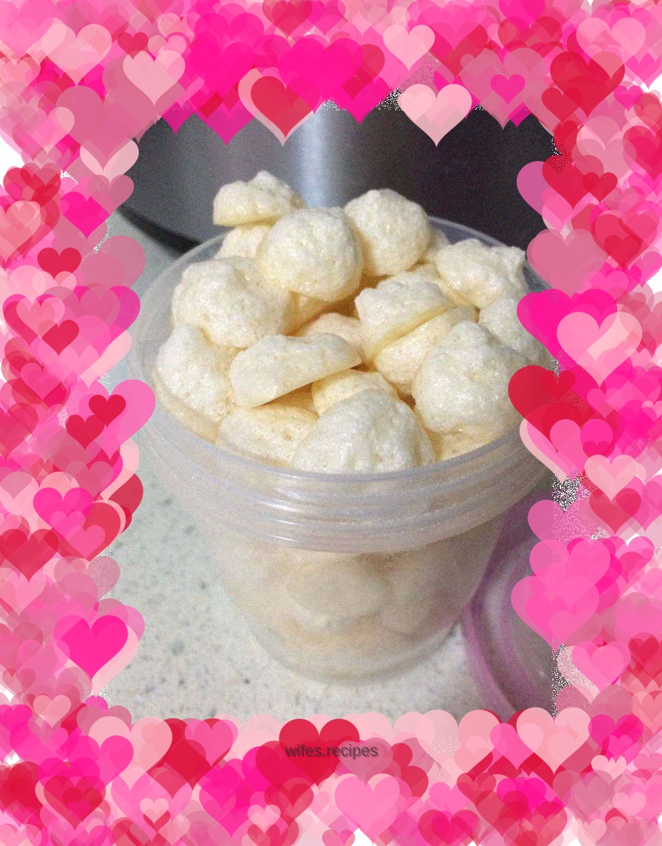 Homemade original flavored soluble beans for infant snacks