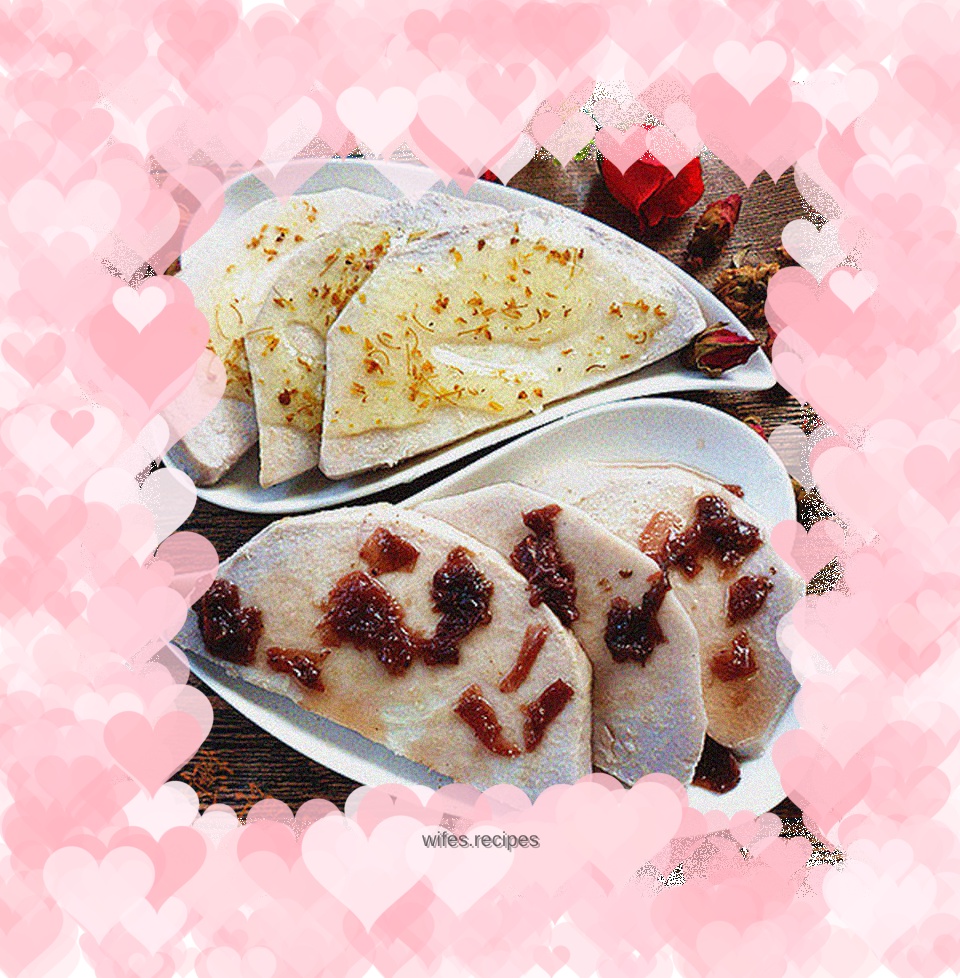 Steamed taro with floral aroma