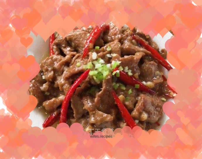 Stir-fried beef