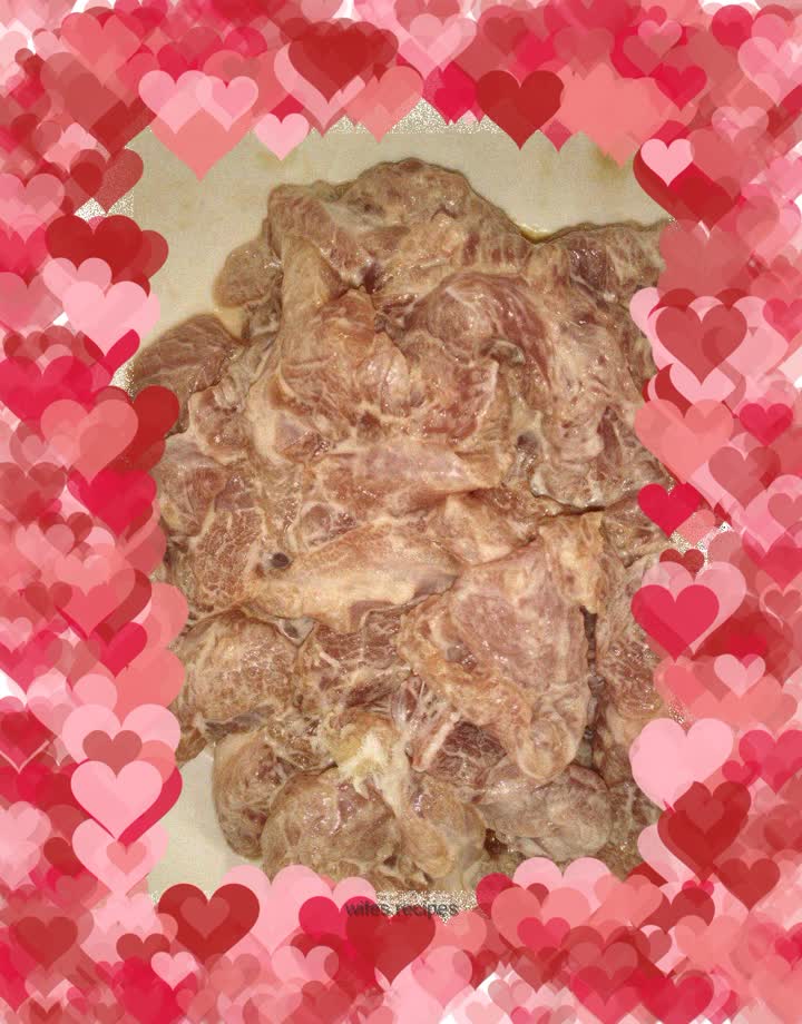 Cumin tenderloin (children's dish)