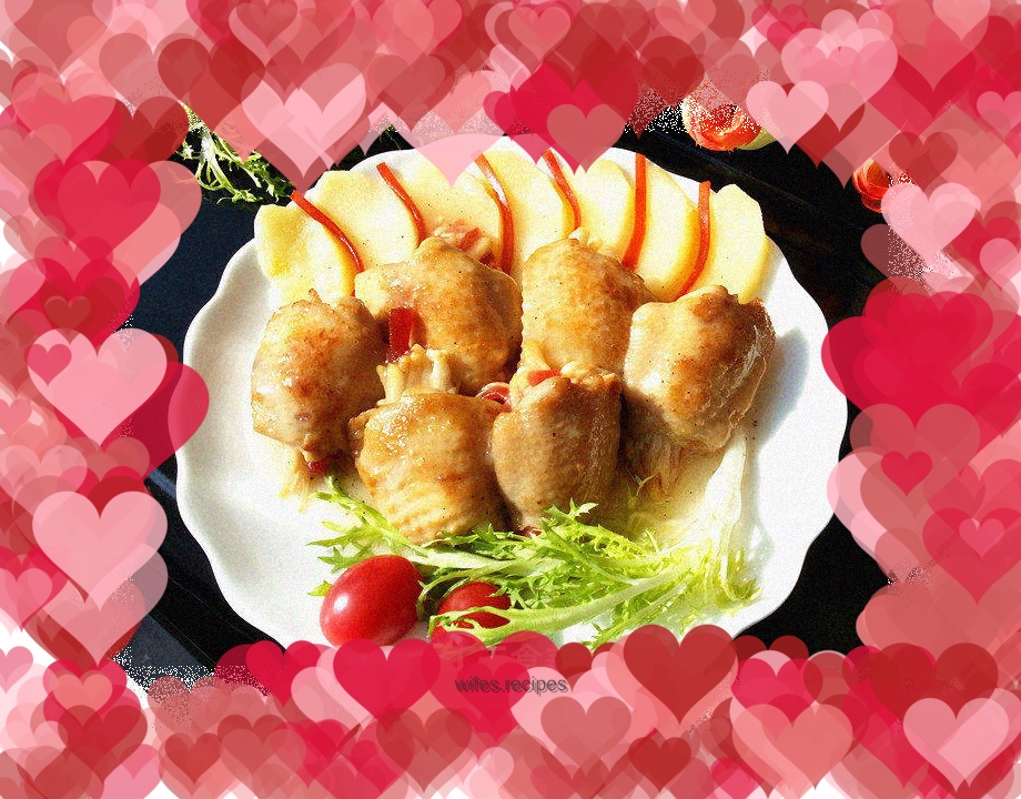 Honey Fruity Chicken Wings