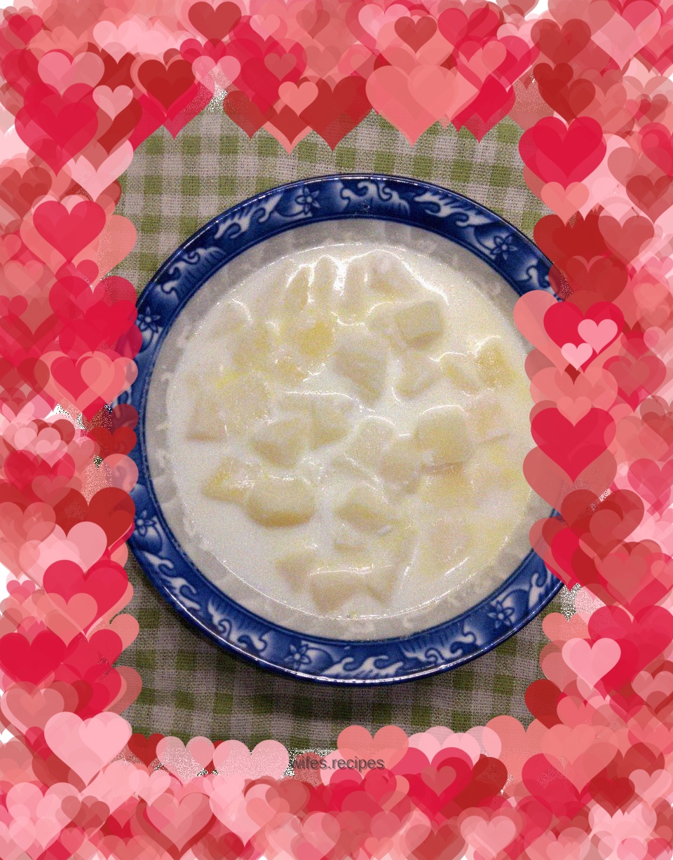 Milk and Apple Soup