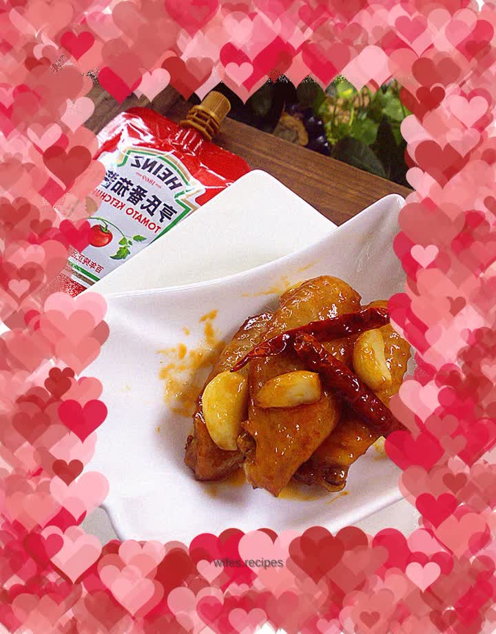 Three Cup Chicken with Tomato Sauce