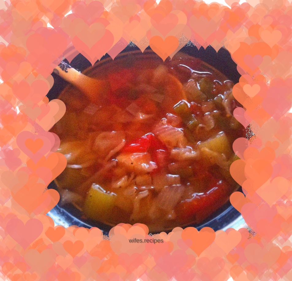 Vegetable slimming soup