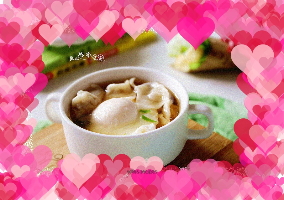 Seaweed, shrimp skin and fresh meat wontons