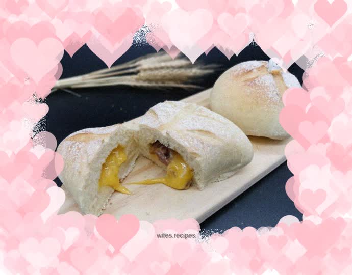 Jinhua ham and cheese bread