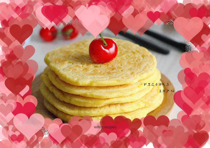 【Milk-flavored corn cake】