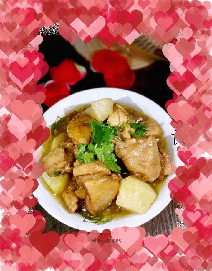 Chicken Legs Stewed with Potatoes