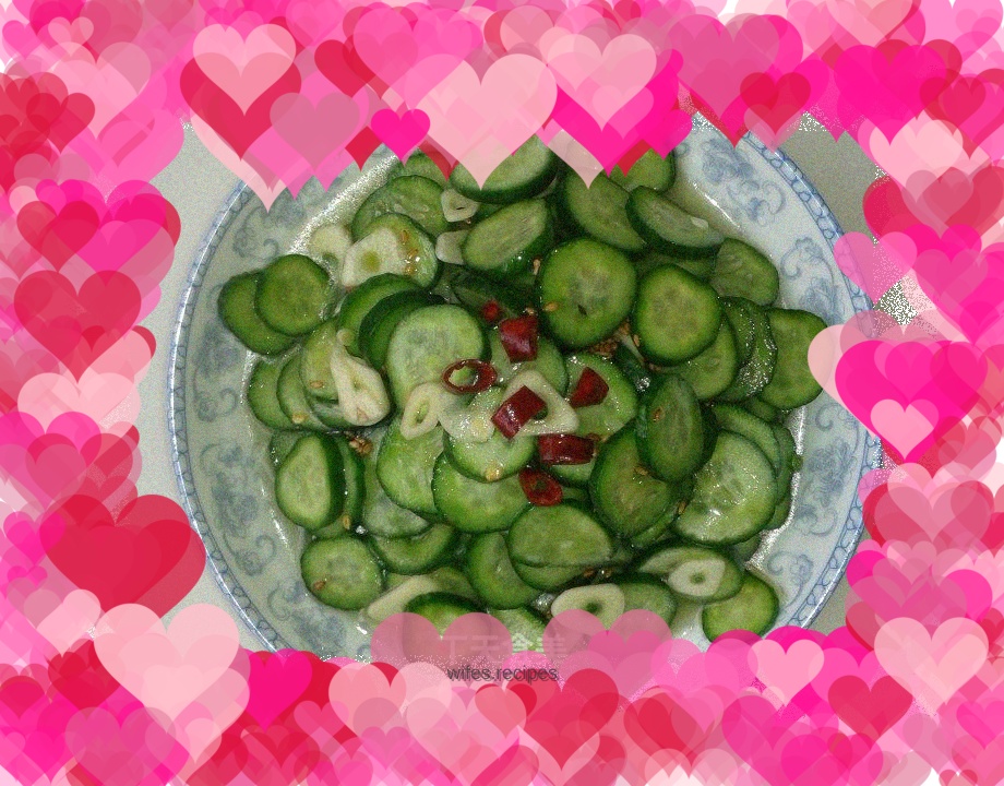 Garlic sliced milk melon