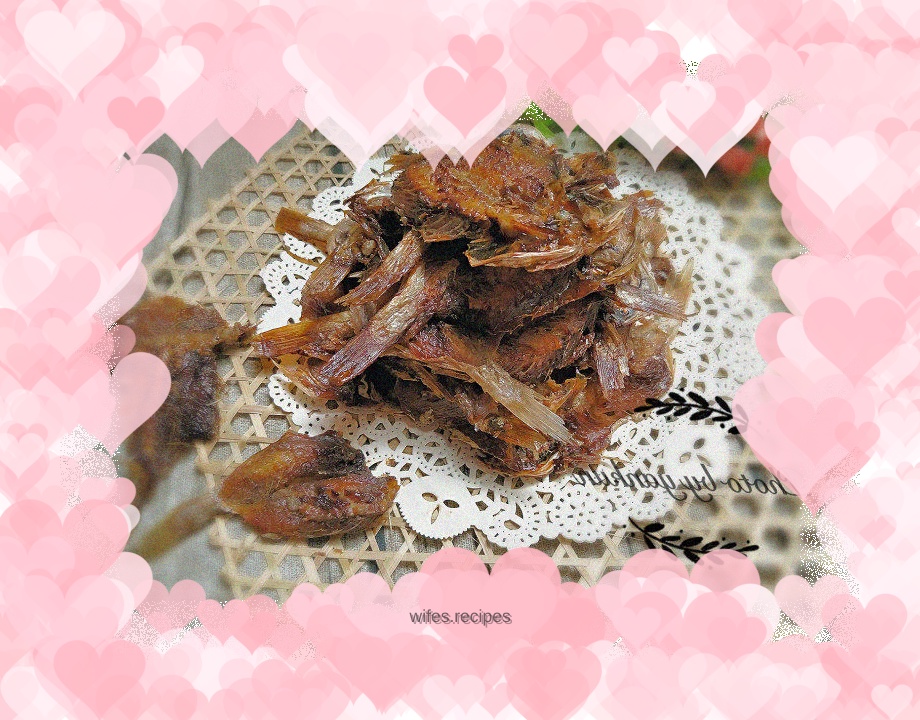 Homemade smoked dried fish