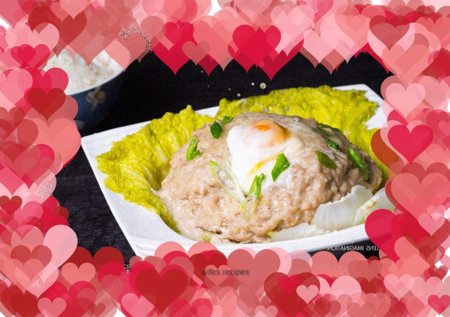 Salted Egg Steamed Minced Meat Patty XL Version (Includes a complete guide to mixing the minced meat)