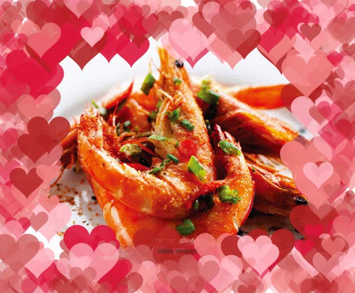 Salt and pepper spiced prawns