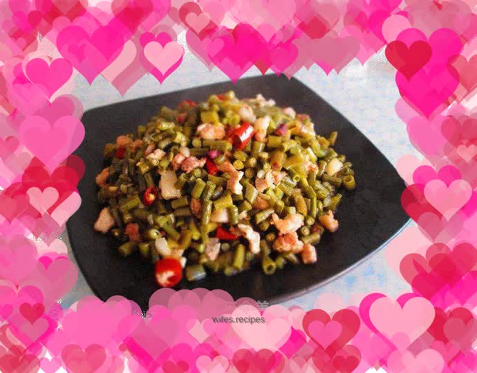 Minced Pork and Pickled Beans