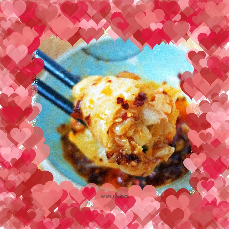 Sauerkraut and pork dumplings