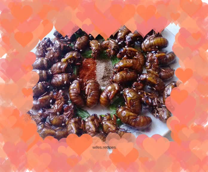 Fried cicada, the simplest holiday dish, fried cicada