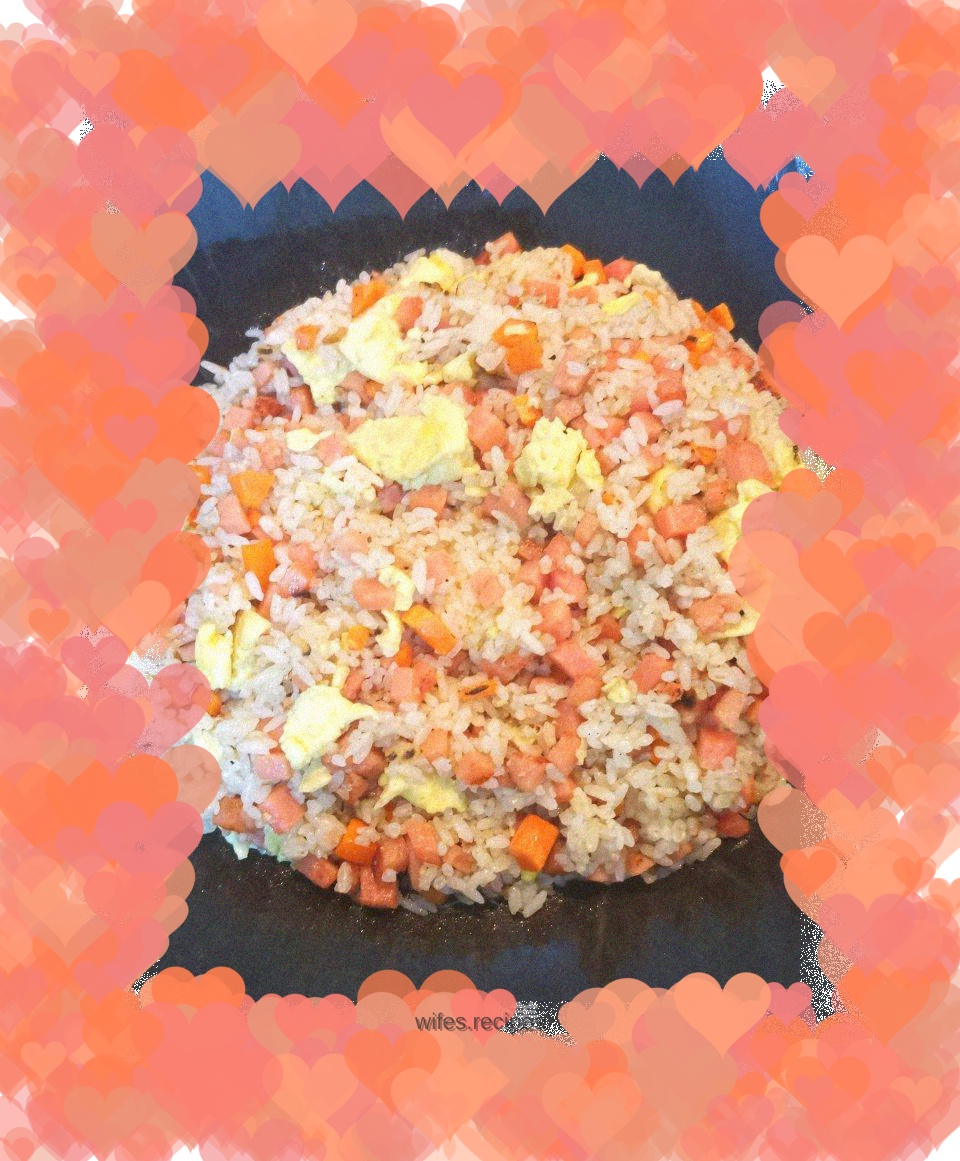 Ham and egg fried rice