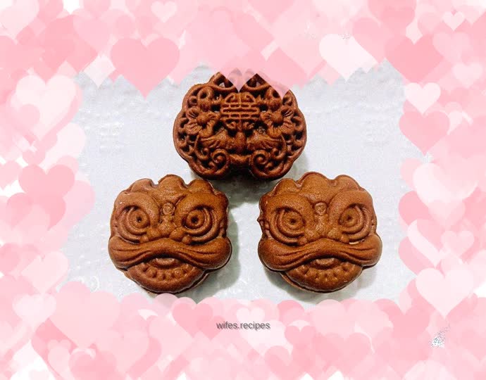 Chocolate mooncakes