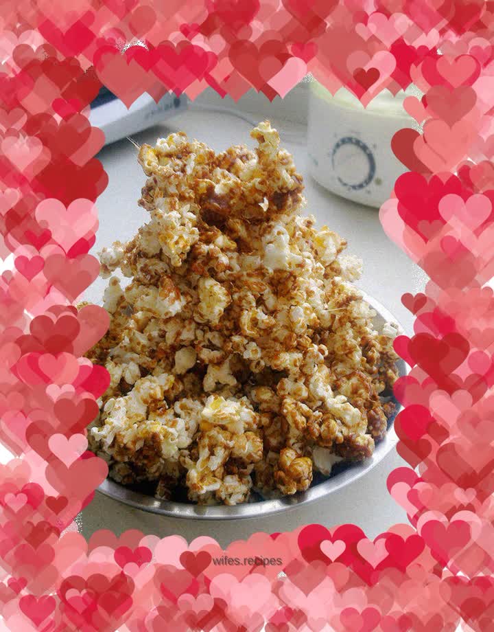 Easy Microwave Homemade Caramel Chocolate Popcorn