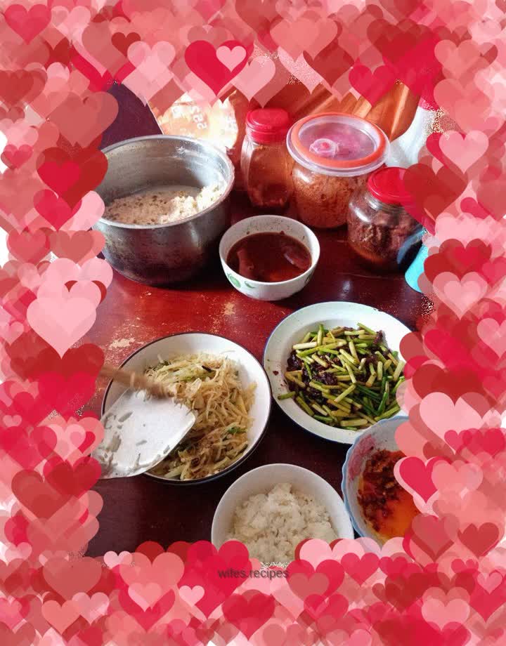 Green pepper sweet and sour potato shreds