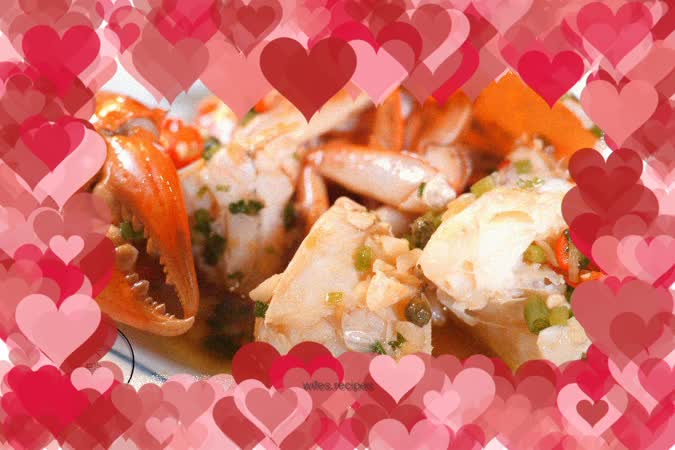 Warm crab with fresh pepper