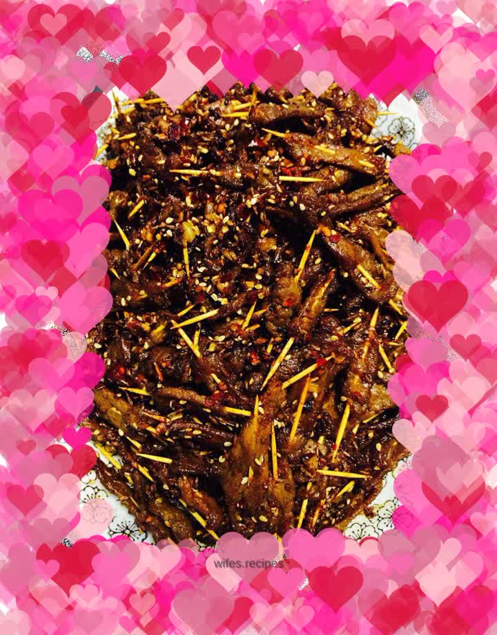 Spicy Toothpick Beef