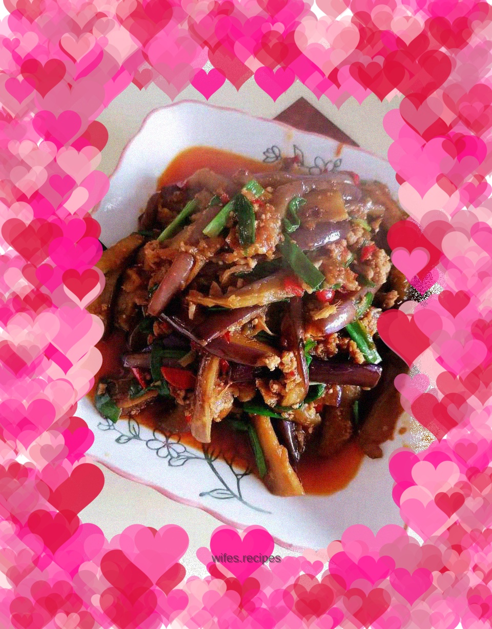 Braised eggplant
