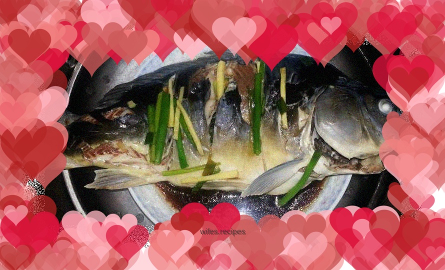 Cantonese steamed fish (the method is absolutely authentic, the finished product is embarrassing, and it is a negative example for everyone)