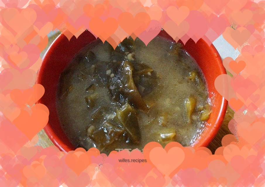 Korean seaweed soup 미역국