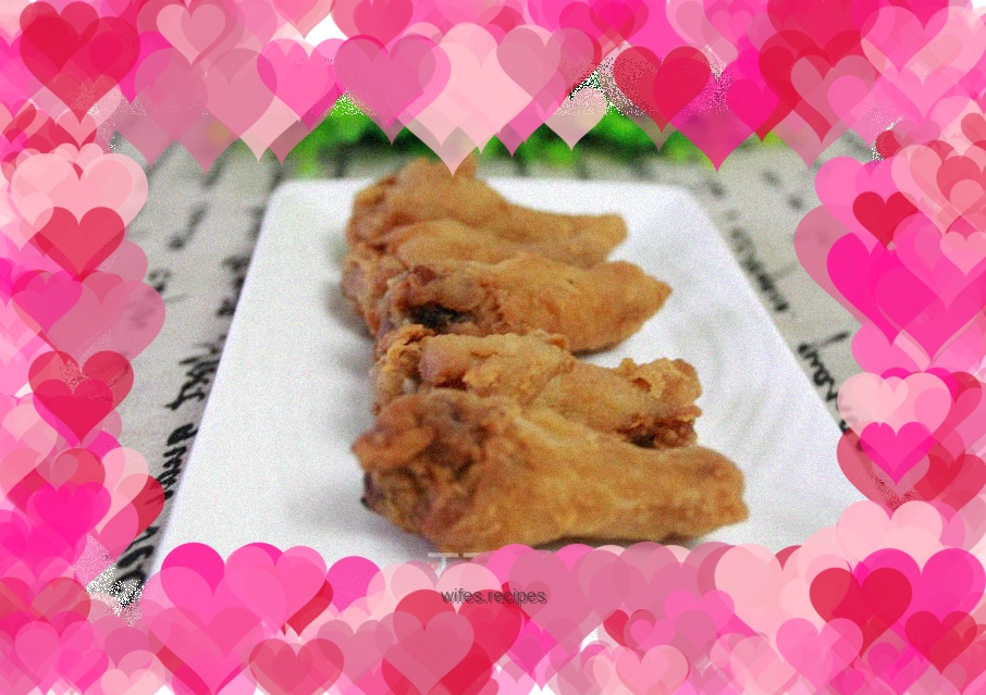 Crispy fried chicken legs