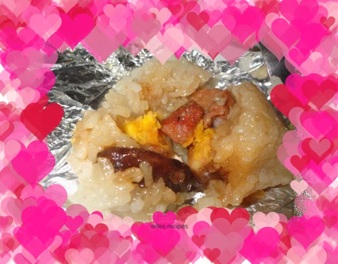 Abalone Zongzi tin foil package