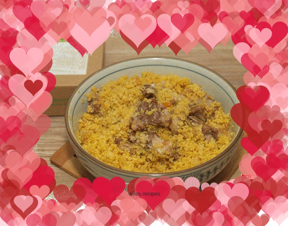 Steamed Pork Ribs with Millet