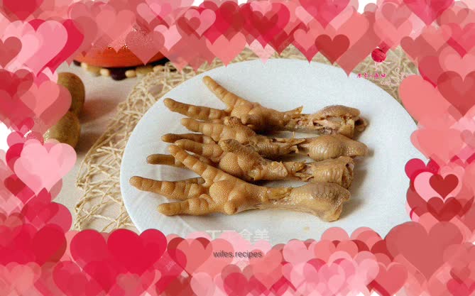Braised chicken feet