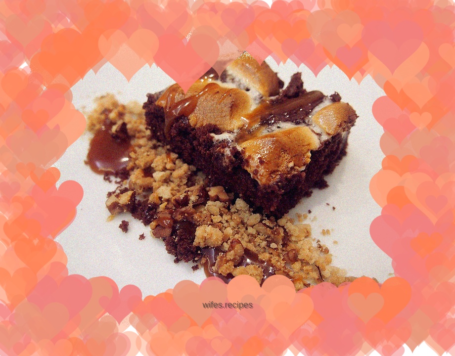 Chocolate cake with soufflé