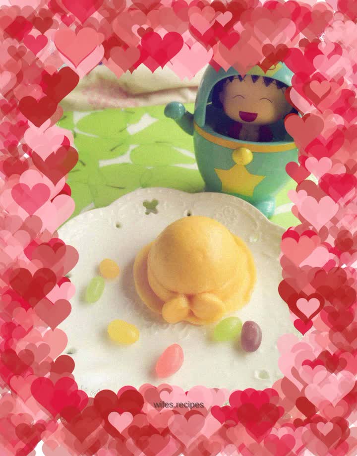 Straw Hat Pumpkin Steamed Buns