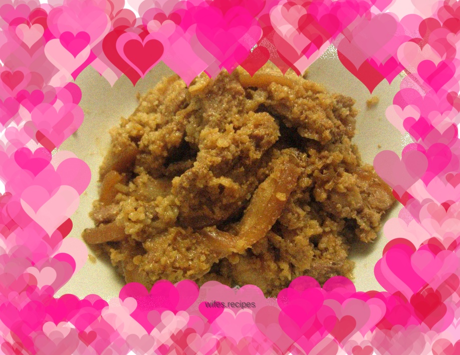 Delicious steamed pork