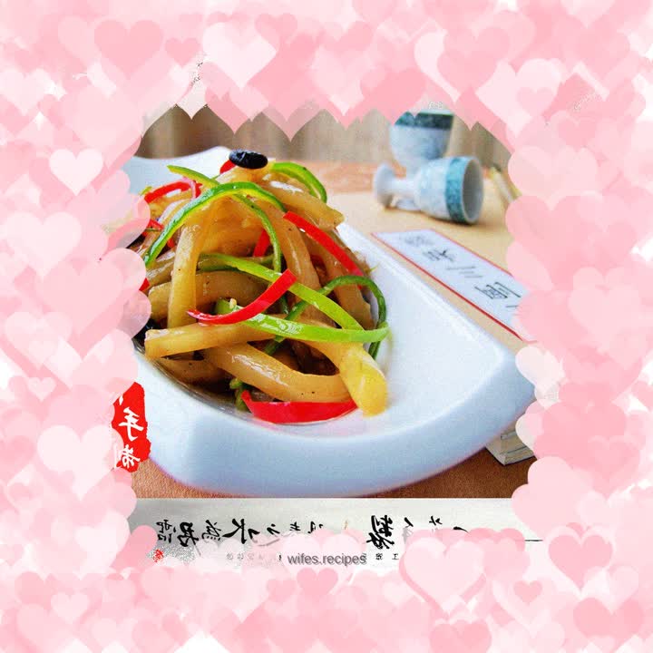 Xinlan’s hand-made private dish [Mushroom and Pickled Vegetable Strips] - Ice Cream Tears (Scholarly Love)
