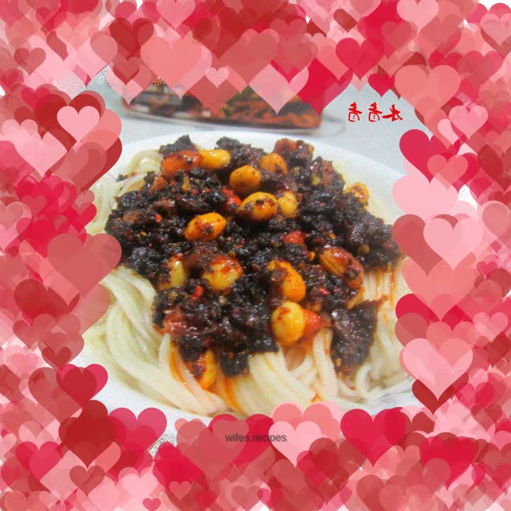 Peanut fried noodles