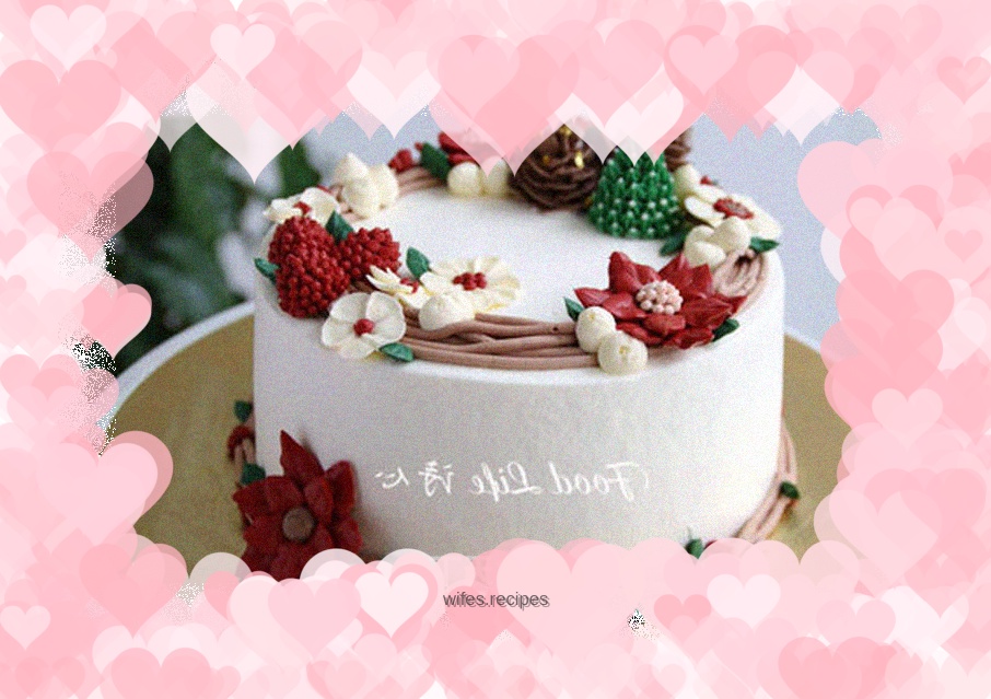 【Christmas Cake】---Korean Decorated Cake Three