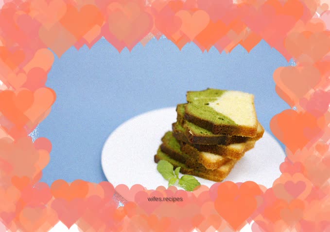 Matcha Vanilla Pound Cake