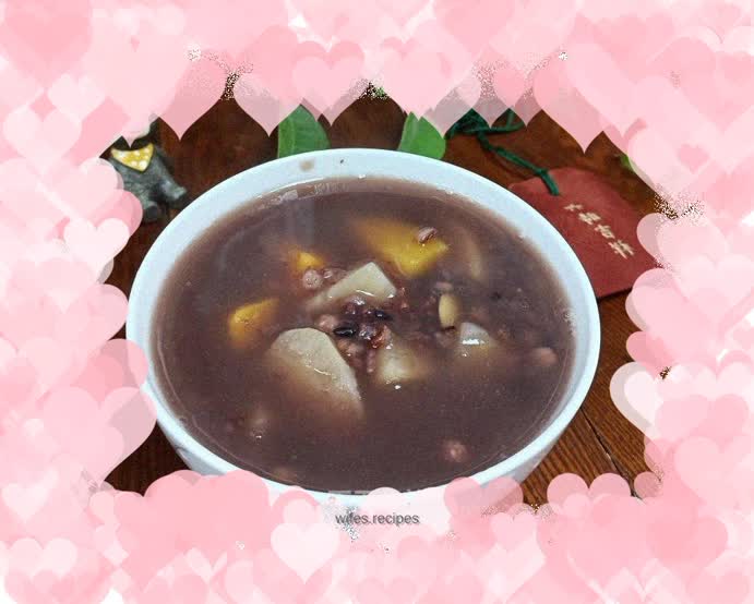 Whole grain sweet potato porridge