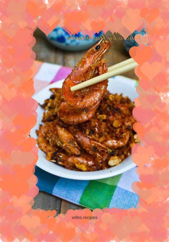 Stir-fried shrimp in typhoon shelter