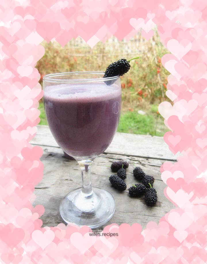 Honey Mulberry Milkshake