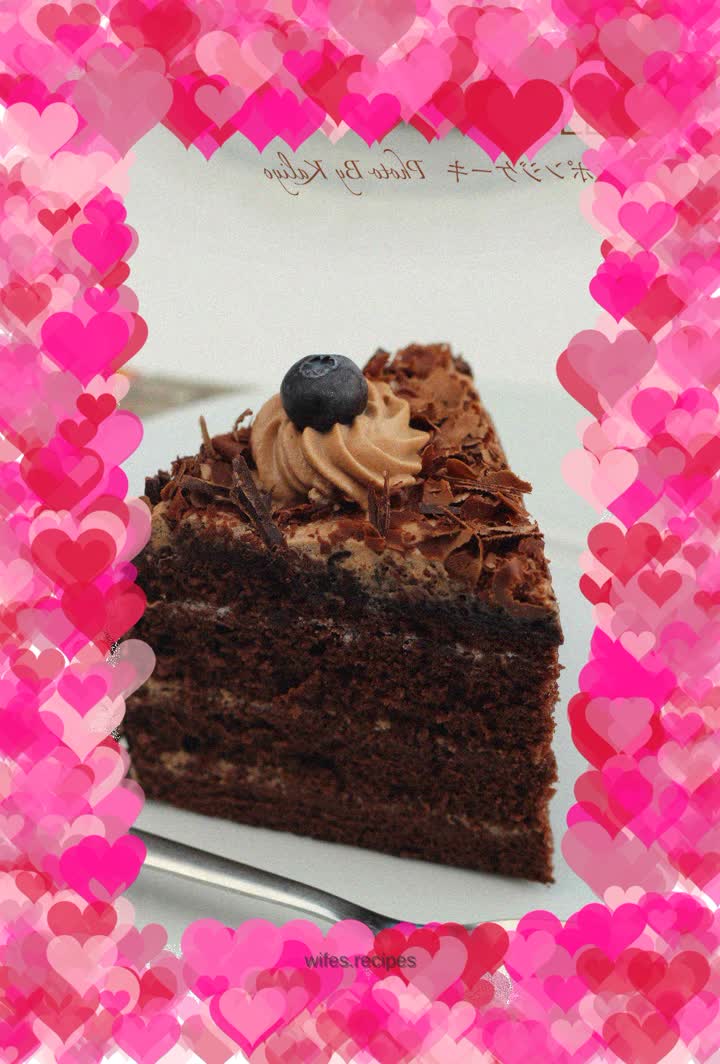 【Cocoa Sponge Cake】Simple and beautiful