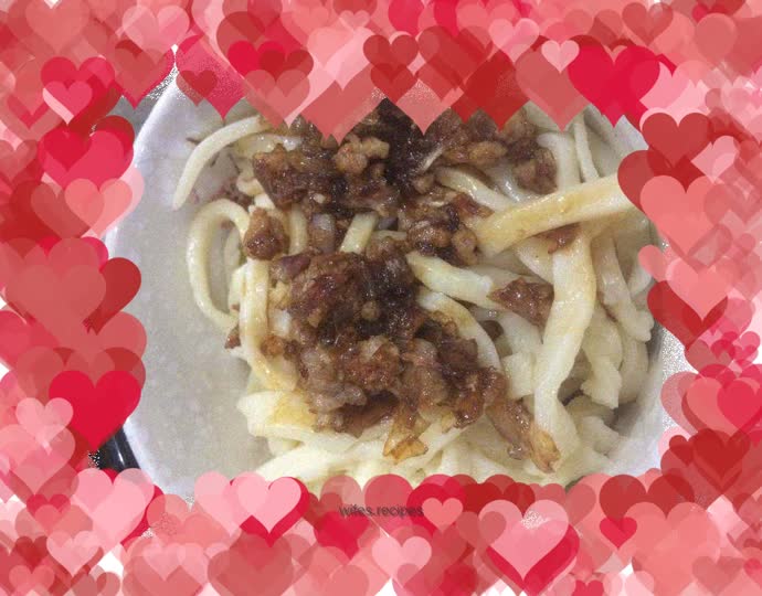 Scallion oil noodles