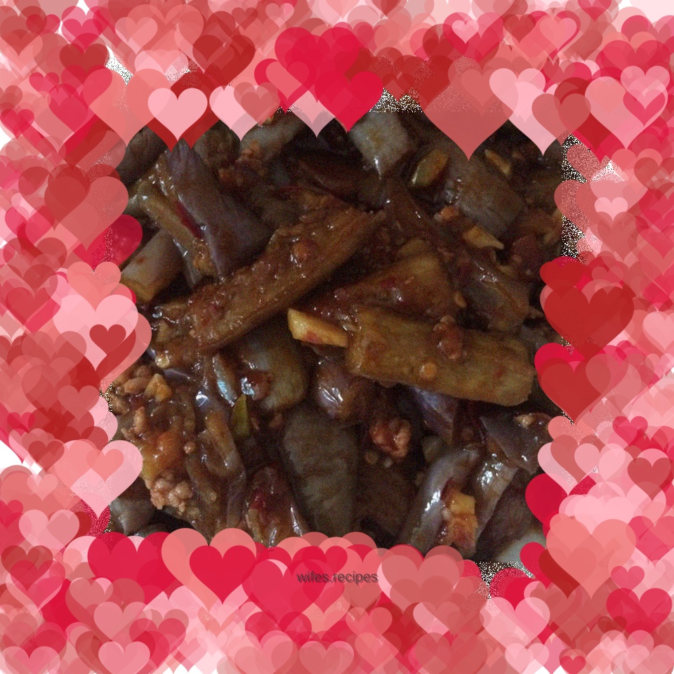 Fish-flavored minced pork and eggplant