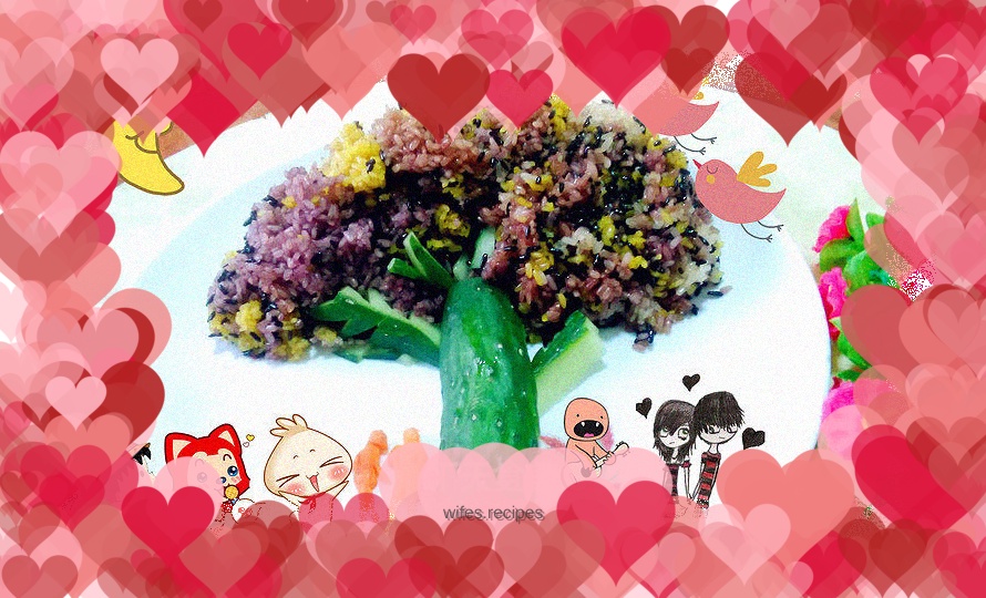 Five-color glutinous rice