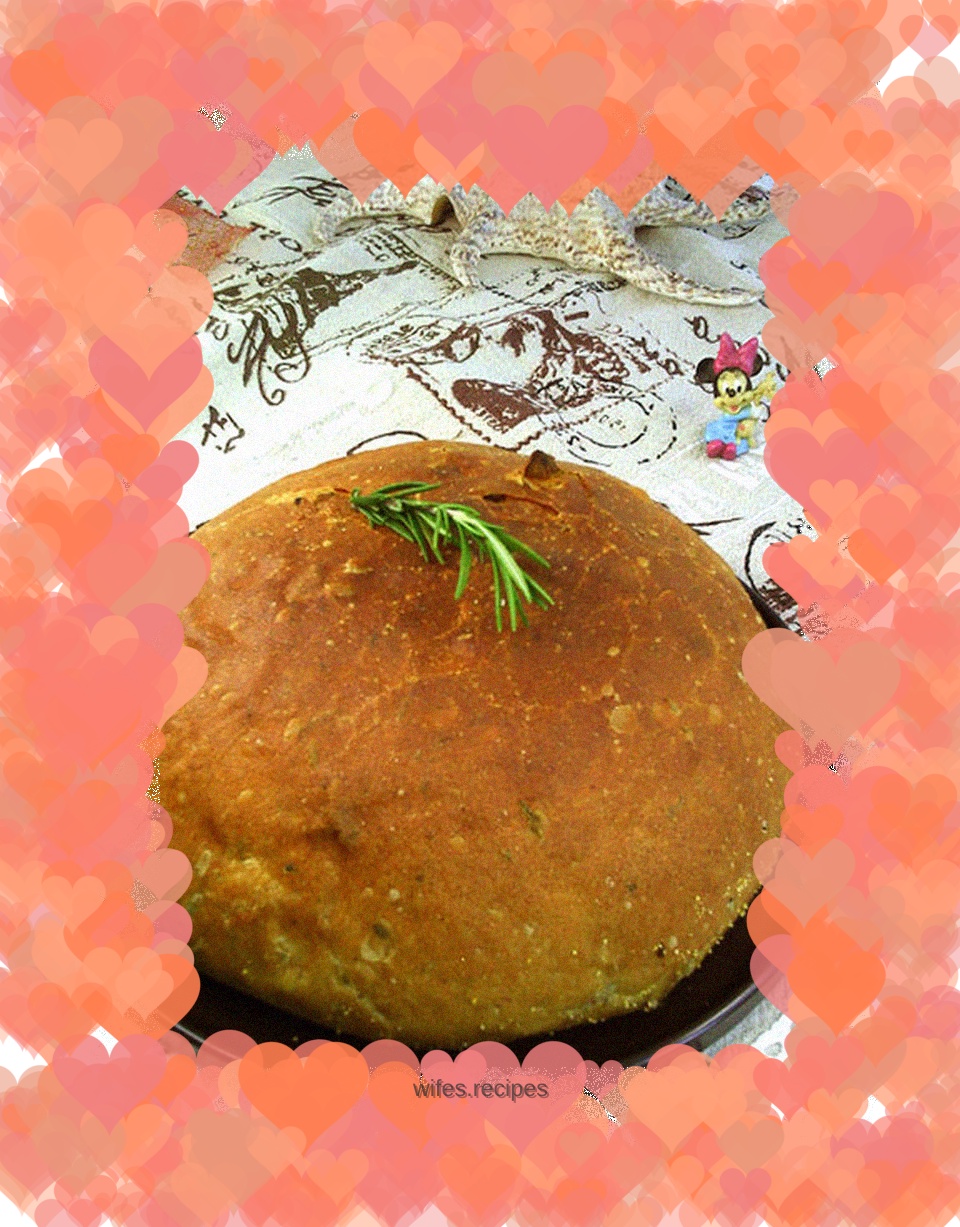 Mashed Potatoes and Rosemary Bread