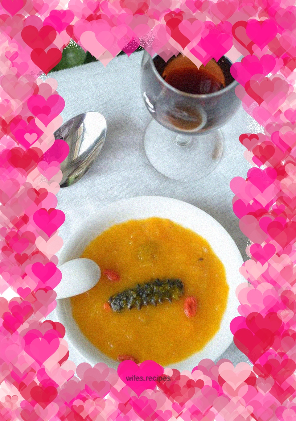 Golden soup sea cucumber