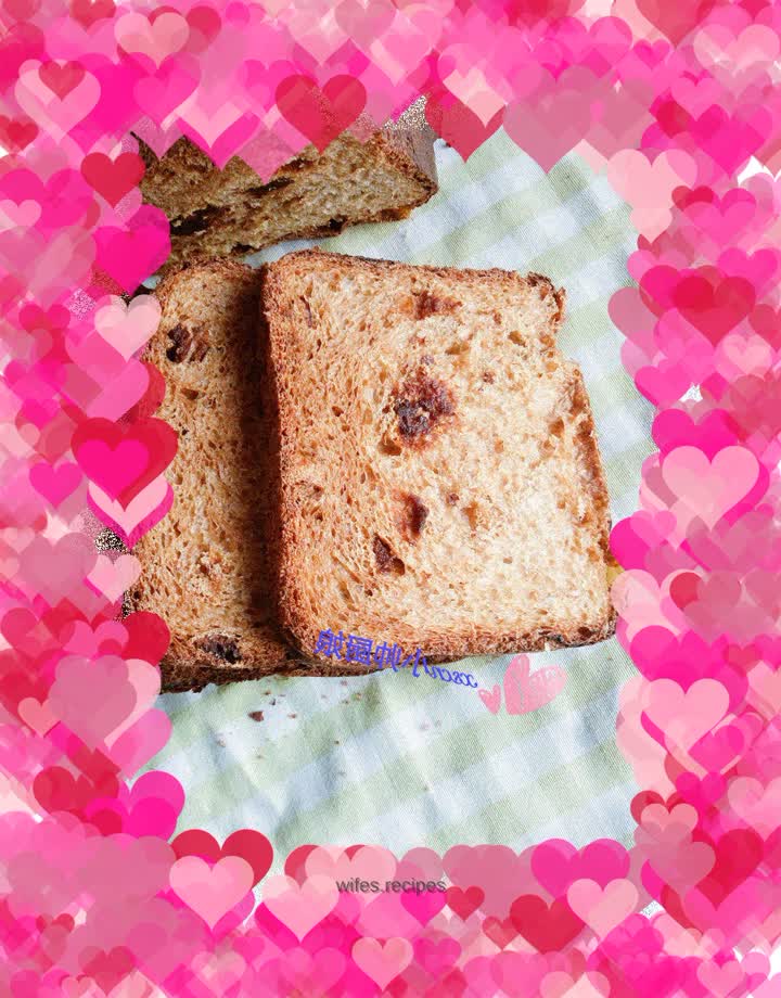 Red dates and brown sugar toast