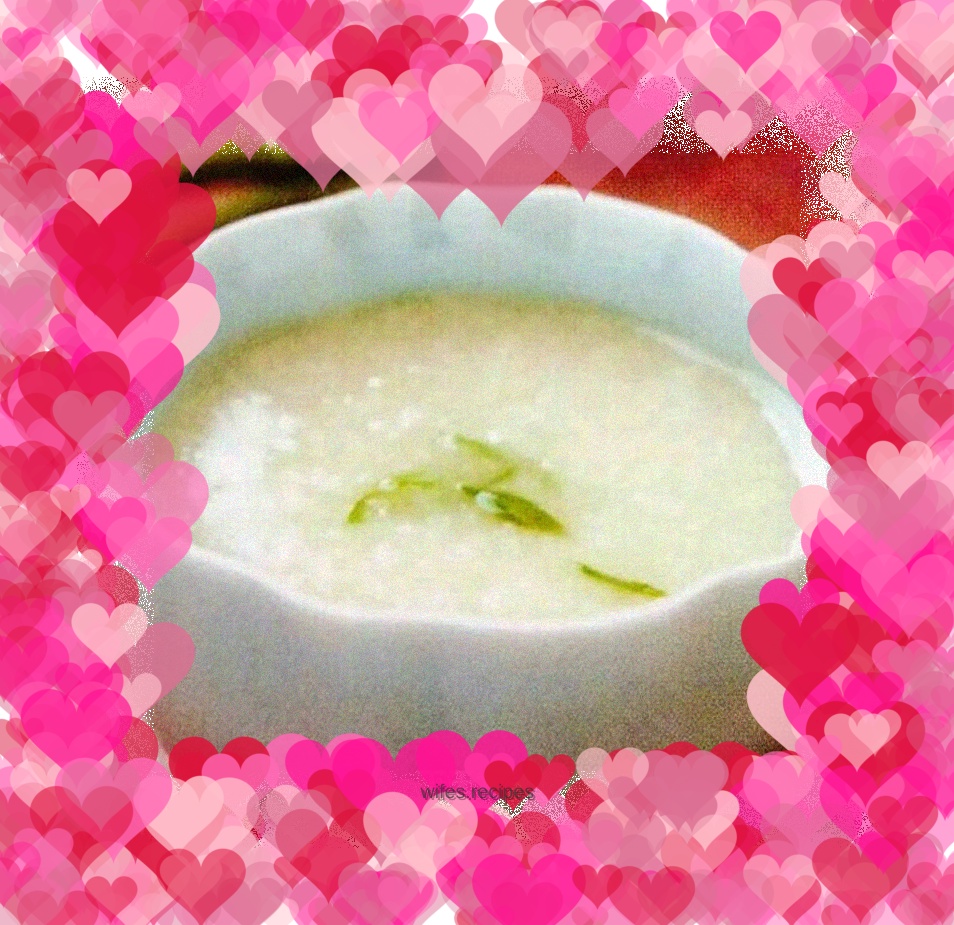 Cook a bowl of good white porridge